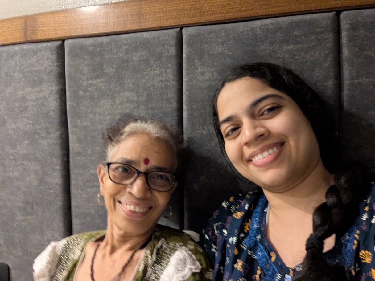 Mom and me